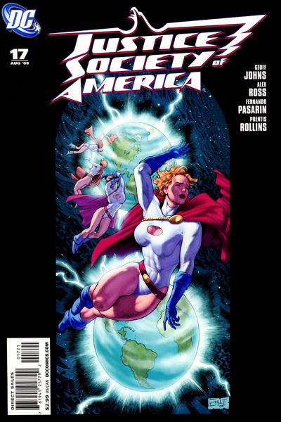 Cover for Justice Society of America (DC, 2007 series) #17 [Dale Eaglesham Cover]