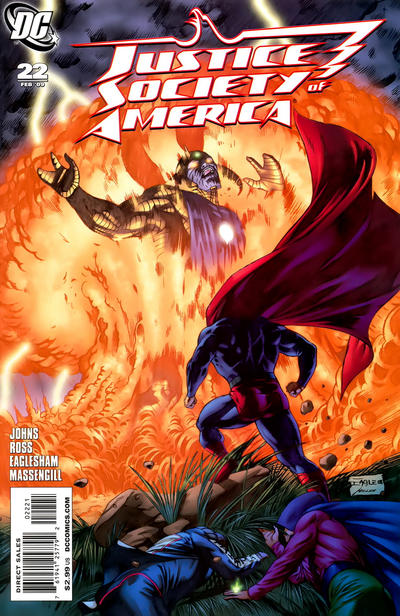Cover for Justice Society of America (DC, 2007 series) #22 [Dale Eaglesham Cover]