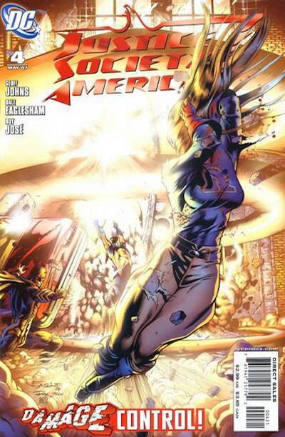 Cover for Justice Society of America (DC, 2007 series) #4 [Dale Eaglesham / Ruy Jose Cover]