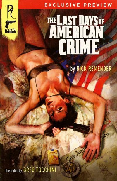 Cover for The Last Days of American Crime (Radical Comics, 2009 series) #[nn]