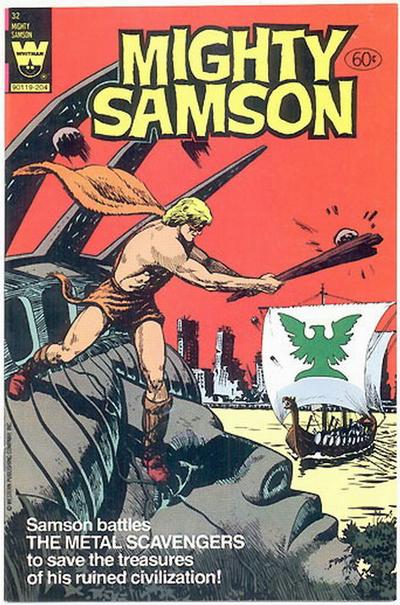 Cover for Mighty Samson (Western, 1964 series) #32 [Yellow Whitman Logo Variant]