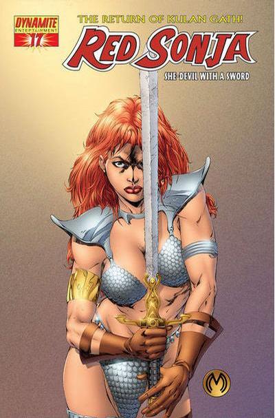 Cover for Red Sonja (Dynamite Entertainment, 2005 series) #17 [Marat Mychaels Cover]