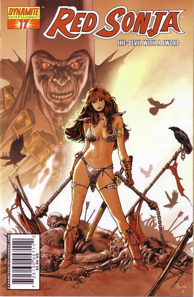 Cover for Red Sonja (Dynamite Entertainment, 2005 series) #17 [Paul Renaud Cover]