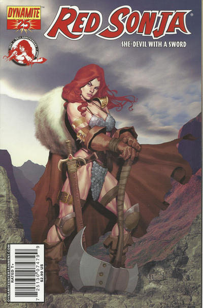 Cover for Red Sonja (Dynamite Entertainment, 2005 series) #25 [Ariel Olivetti Cover]