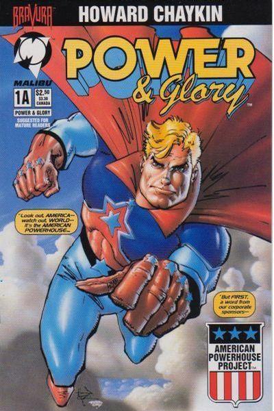 Cover for Power & Glory (Malibu, 1994 series) #1 [Cover A]
