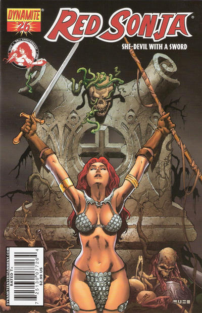 Cover for Red Sonja (Dynamite Entertainment, 2005 series) #26 [Mel Rubi Cover]