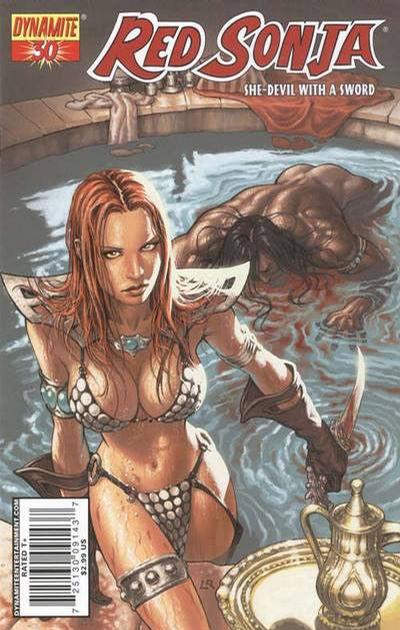 Cover for Red Sonja (Dynamite Entertainment, 2005 series) #30 [Luke Ross Cover]