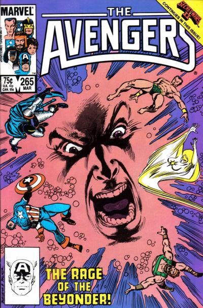 Cover for The Avengers (Marvel, 1963 series) #265 [Direct]