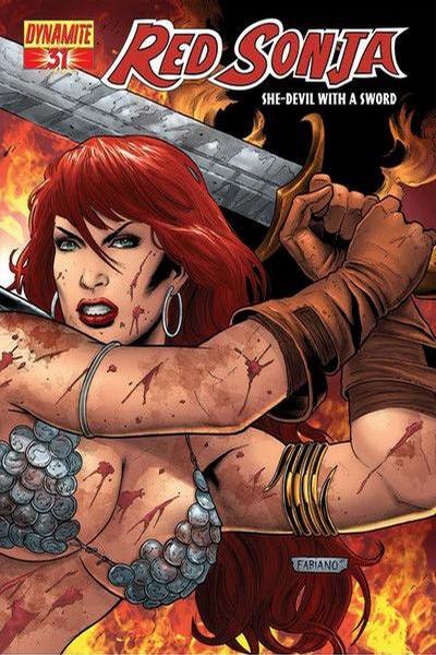 Cover for Red Sonja (Dynamite Entertainment, 2005 series) #31 [Fabiano Neves Cover]