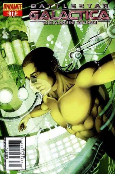 Cover for Battlestar Galactica: Season Zero (Dynamite Entertainment, 2007 series) #11 [Art Cover - Jackson Herbert]