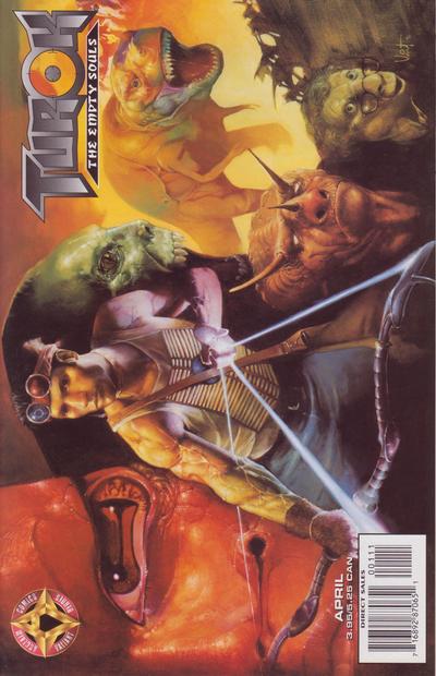 Cover for Turok: The Empty Souls (Acclaim / Valiant, 1997 series) #1 [Painted Cover]