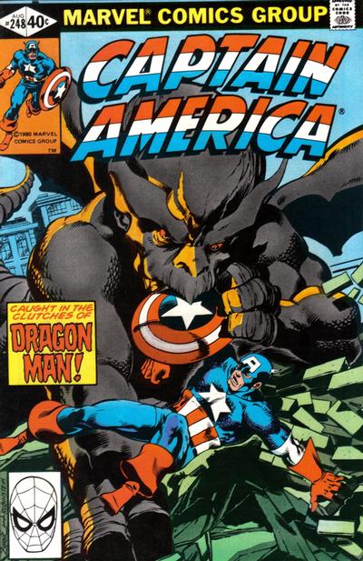 Cover for Captain America (Marvel, 1968 series) #248 [Direct]