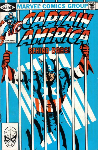 Cover for Captain America (Marvel, 1968 series) #260 [Direct]