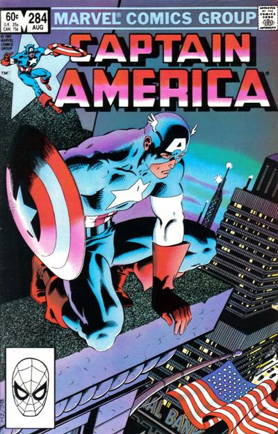 Cover for Captain America (Marvel, 1968 series) #284 [Direct]
