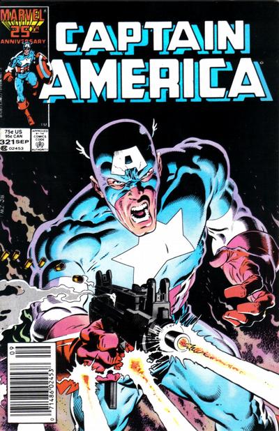 Cover for Captain America (Marvel, 1968 series) #321 [Newsstand]