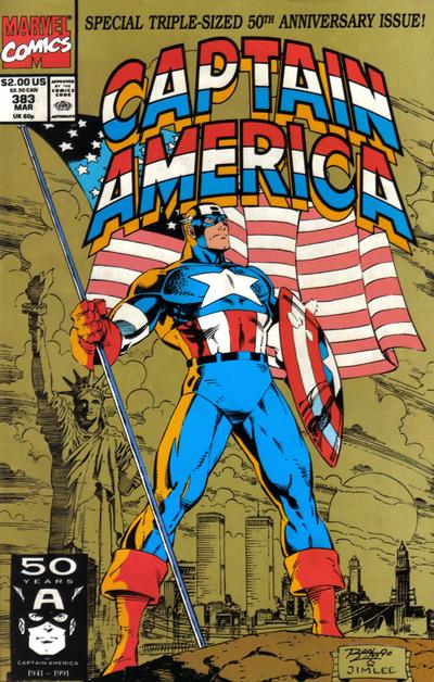 Cover for Captain America (Marvel, 1968 series) #383 [Direct]