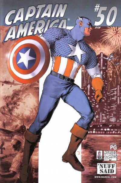 Cover for Captain America (Marvel, 1998 series) #50 (518 [517]) [Direct Edition]