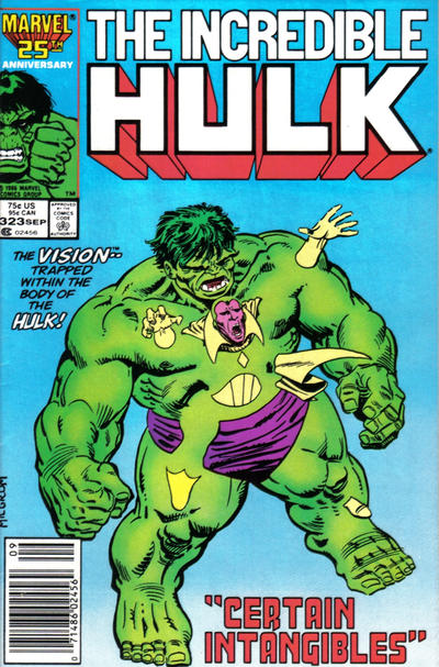 Cover for The Incredible Hulk (Marvel, 1968 series) #323 [Newsstand]