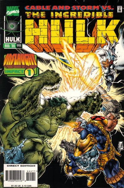 Cover for The Incredible Hulk (Marvel, 1968 series) #444 [Direct Edition]