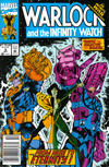 Cover for Warlock and the Infinity Watch (Marvel, 1992 series) #9 [Newsstand]