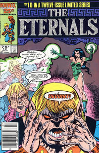 Cover Thumbnail for Eternals (Marvel, 1985 series) #10 [Newsstand]