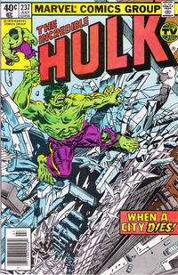 Cover Thumbnail for The Incredible Hulk (Marvel, 1968 series) #237 [Newsstand]
