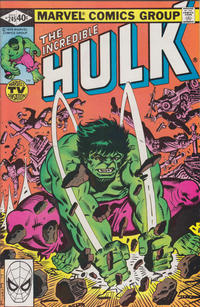 Cover Thumbnail for The Incredible Hulk (Marvel, 1968 series) #245 [Direct]