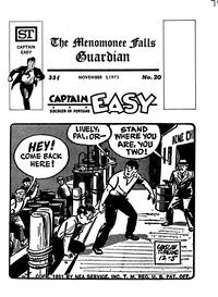 Cover Thumbnail for The Menomonee Falls Guardian (Street Enterprises, 1973 series) #20