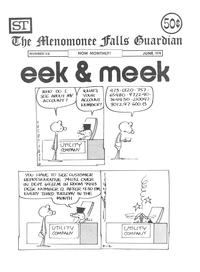 Cover Thumbnail for The Menomonee Falls Guardian (Street Enterprises, 1973 series) #144