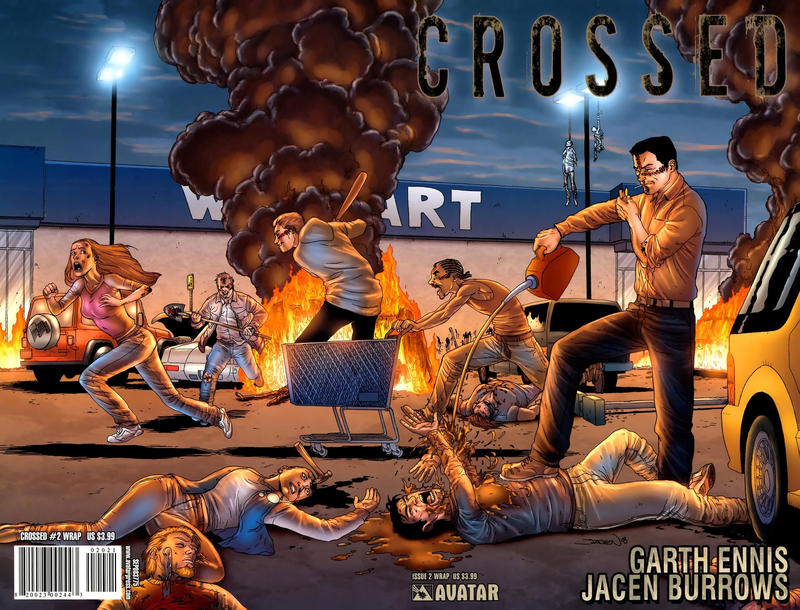 Cover for Crossed (Avatar Press, 2008 series) #2 [Wrap Cover]