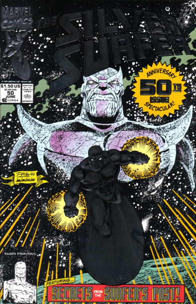 Cover for Silver Surfer (Marvel, 1987 series) #50 [Third Printing]