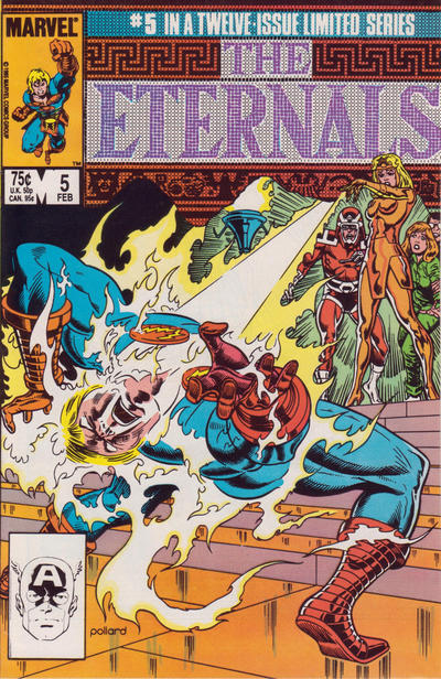 Cover for Eternals (Marvel, 1985 series) #5 [Direct]
