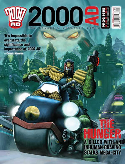 Cover for 2000 AD (Rebellion, 2001 series) #1695