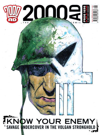 Cover for 2000 AD (Rebellion, 2001 series) #1696