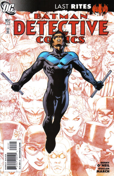 Cover for Detective Comics (DC, 1937 series) #851 [Tony S. Daniel Cover]
