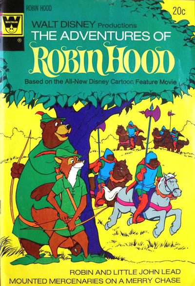 Cover for Walt Disney Productions the Adventures of Robin Hood (Western, 1974 series) #1 [Whitman]