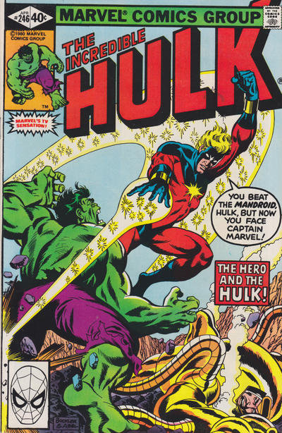 Cover for The Incredible Hulk (Marvel, 1968 series) #246 [Direct]