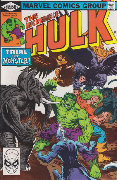 Cover for The Incredible Hulk (Marvel, 1968 series) #253 [Direct]