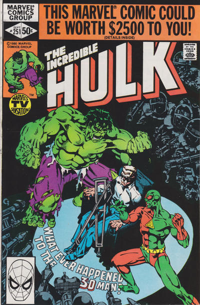 Cover for The Incredible Hulk (Marvel, 1968 series) #251 [Direct]