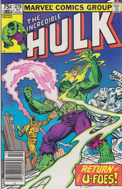 Cover for The Incredible Hulk (Marvel, 1968 series) #276 [Canadian]