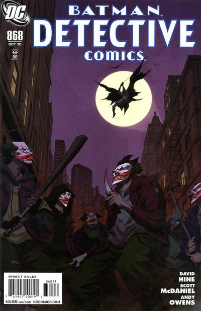Cover for Detective Comics (DC, 1937 series) #868 [Direct Sales]