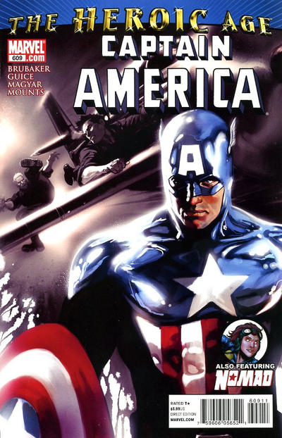 Cover for Captain America (Marvel, 2005 series) #609 [Direct Edition]