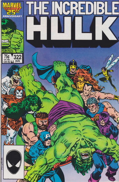 Cover for The Incredible Hulk (Marvel, 1968 series) #322 [Direct]