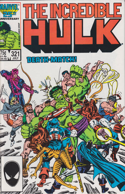 Cover for The Incredible Hulk (Marvel, 1968 series) #321 [Direct]
