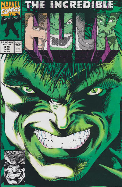 Cover for The Incredible Hulk (Marvel, 1968 series) #379 [Direct]