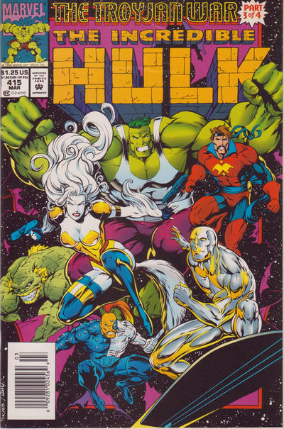 Cover for The Incredible Hulk (Marvel, 1968 series) #415 [Newsstand]