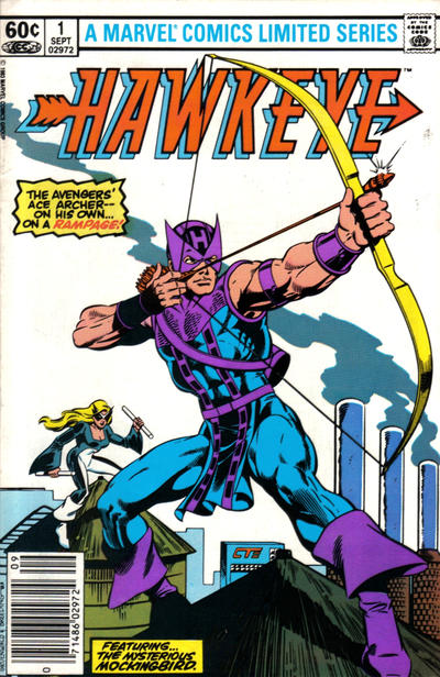 Cover for Hawkeye (Marvel, 1983 series) #1 [Newsstand]