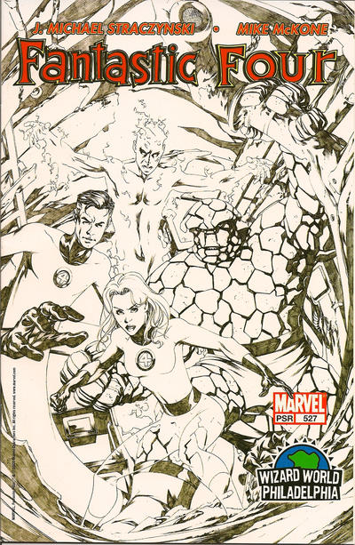 Cover for Fantastic Four (Marvel, 1998 series) #527 [Wizard World Philadelphia]