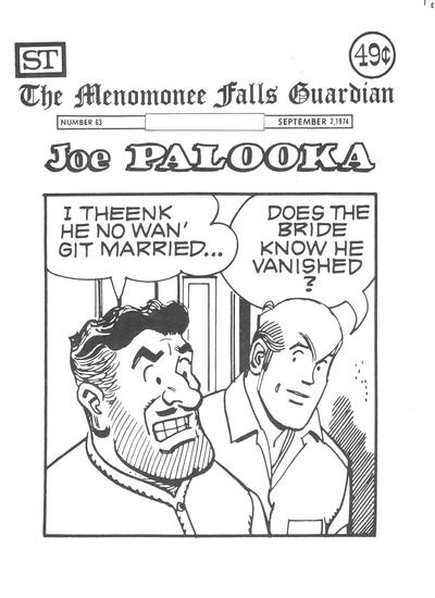 Cover for The Menomonee Falls Guardian (Street Enterprises, 1973 series) #63