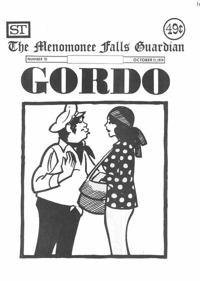 Cover for The Menomonee Falls Guardian (Street Enterprises, 1973 series) #70